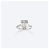 Moon N' Back 0.50-3.00ct Emerald Platina